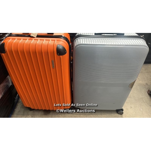 1845 - X2 PRE-OWNED SUITCASES INCL. WANDERLITE