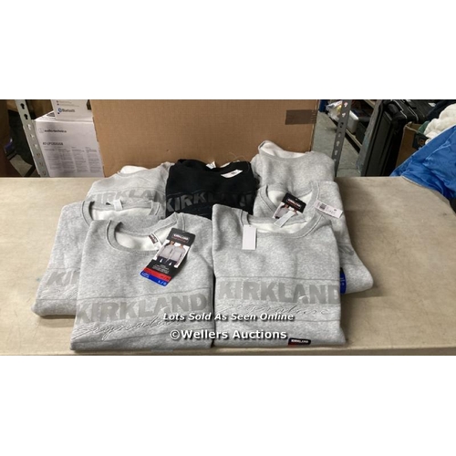 77 - 8X UNISEX KIRKLAND SIGNATURE CREW NECK SWEATSHIRTS / MIXED SIZES / D