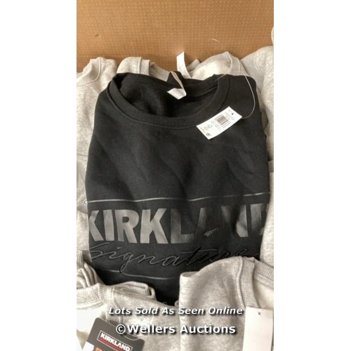 77 - 8X UNISEX KIRKLAND SIGNATURE CREW NECK SWEATSHIRTS / MIXED SIZES / D