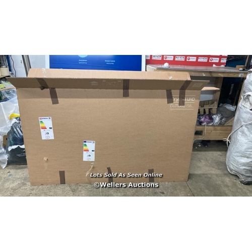 782 - SAMSUNG UE58CU7100KXXU 58 INCH 4K ULTRA HD SMART TV / POWERS UP / APPEARS NEW OPEN BOX NOT FULLY TES... 