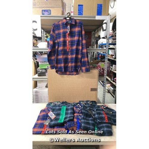 81 - 10X GENTS NEW GRAYERS HERITAGE FLANNEL SHIRTS / MIXED SIZES / D