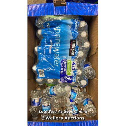 813 - LARGE QTY. OF KIRKLAND SIGNATURE SPRING WATER / SEE IMAGES / P