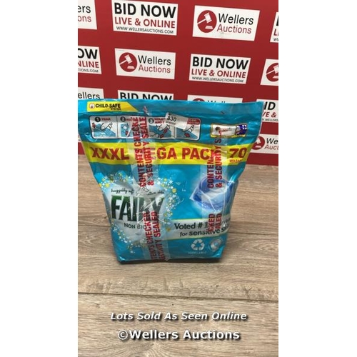 830 - FAIRY NON BIO PODS / 70 PACK / B16