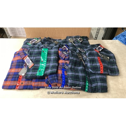 84 - 10X GENTS NEW GRAYERS HERITAGE FLANNEL SHIRTS / MIXED SIZES / D