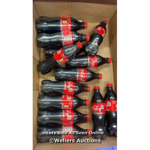 843 - 15X BOTTLES OF COKE / 500ML EACH / P