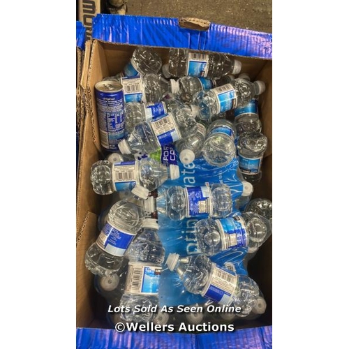 845 - LARGE QTY. OF KIRKLAND SIGNATURE SPARKLING SPRING WATER / 500ML BOTTLES / SEE IMAGES / P