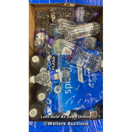 846 - LARGE QTY. OF KIRKLAND SIGNATURE SPARKLING SPRING WATER / 500ML BOTTLES / SEE IMAGES / P