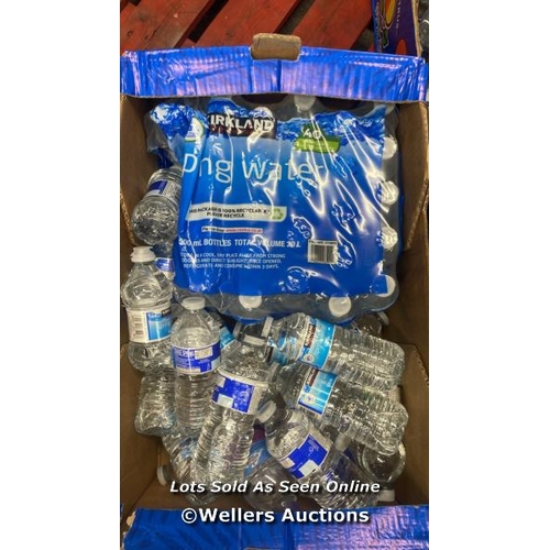 857 - LARGE QTY. OF KIRKLAND SIGNATURE SPRING WATER BOTTLES / SEE IMAGES