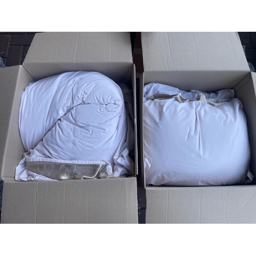 40 - X3 BOXES OF ASSORTED BEDDING AND DUVETS / CONTAINER NO: 110343