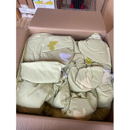 40 - X3 BOXES OF ASSORTED BEDDING AND DUVETS / CONTAINER NO: 110343