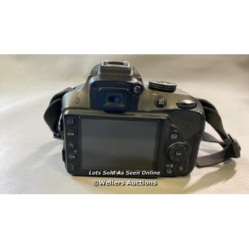 8145 - NIKON DIGITAL CAMERA D3300, 7.2/9V, 2.5A, WITH RECHARGABLE BATTERIES AND ACCESSORIES SEE IMAGES / E3... 