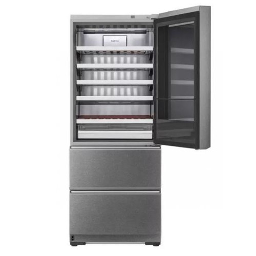 8300 - LG SIGNATURE LSR200W, 65 BOTTLE FREESTANDING, INSTAVIEW WINE COOLER IN STAINLESS STEEL / POWERS UP /... 