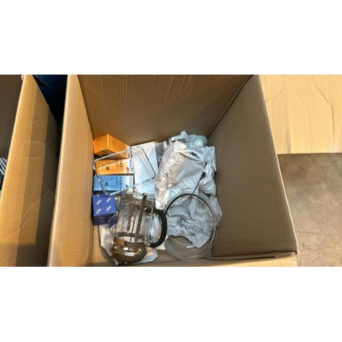 2 - SELF STORAGE CONTAINER FULL OF HOUSEHOLD RELATED GOODS INCL. VERY LARGE QUANTITY OF MOSTLY HARDBACK ... 