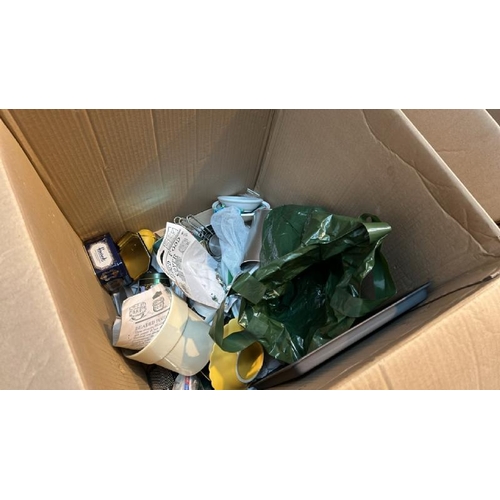 2 - SELF STORAGE CONTAINER FULL OF HOUSEHOLD RELATED GOODS INCL. VERY LARGE QUANTITY OF MOSTLY HARDBACK ... 