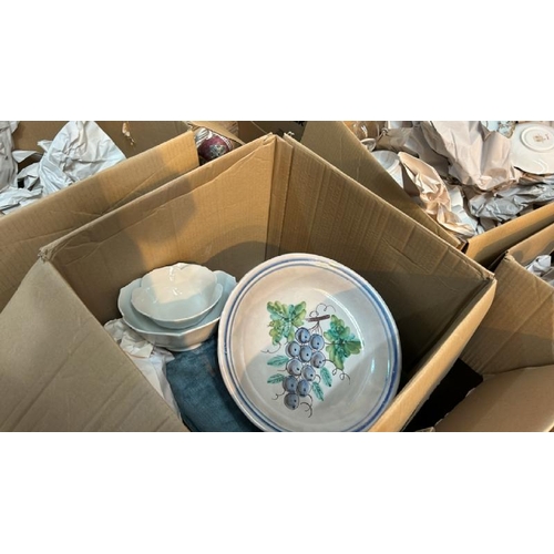 3 - SELF STORAGE CONTAINER FULL OF HOUSEHOLD RELATED GOODS INCL. LARGE QUANTITY OF CUTLERY CROCKERY, WIN... 