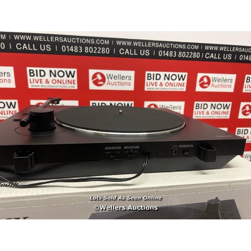 8025 - SONY PSLX310BT BLUETOOTH TURNTABLE / POWERS UP / MINIMAL SIGNS OF USE / DOESN'T SPIN / SEE IMAGES FO... 