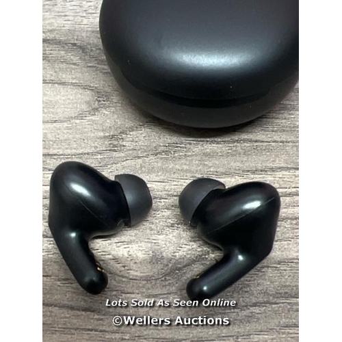 8027 - LG UFP5 WIRELESS EARBUDS / POWERS UP & CONNECTS VIA BLUETOOTH WITH SOUND THROUGH LEFT EAR ONLY / SIG... 