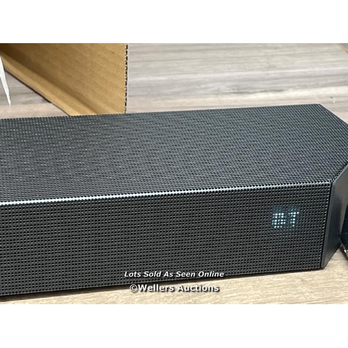 8029 - SAMSUNG HW-Q600C/XU SOUNDBAR / POWERS UP & CONNECTS VIA BLUETOOTH WITH SOUND / APPEARS NEW OPEN BOX ... 