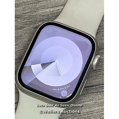 8040 - APPLE WATCH SERIES 8 / GPS / 41MM / STARLIGHT ALUMINIUM CASE WITH STARLIGHT SPORT BAND / MNP63B/A / ... 