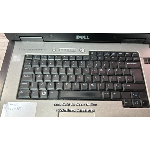 8101 - DELL PRECISION M90 LAPTOP, DOES NOT POWER UP, AS FOUND WITH CHARGER  / T22