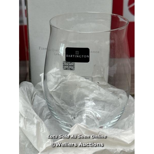 8118 - 6X STEMLESS WINE GLASSES INCLUDING DARLINGTON AND SOHO  / T25