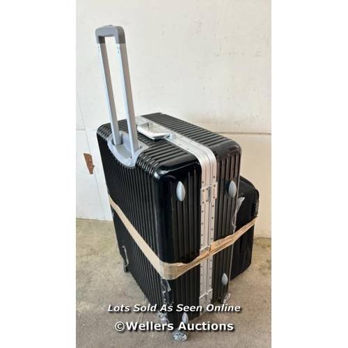 8152 - LARGE DIPLOMAT HARDSIDE SUITCASE AND ONE SMALL ANTLER SUITCASE, PRE-OWNED  / E31