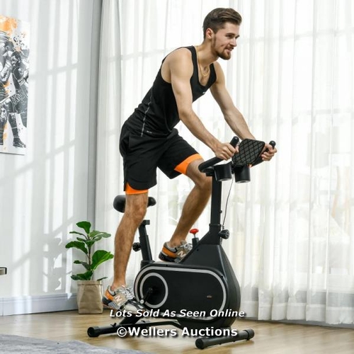 8254 - SPORTNOW MAGNETIC INDOOR CYCLING BIKE, EXERCISE BIKE WITH SILENT FLYWHEEL, LCD DISPLAY, TABLET HOLDE... 