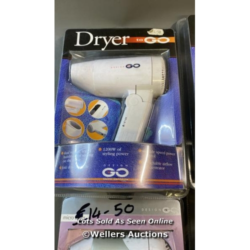 9519 - X4 NEW HAIR DRYERS