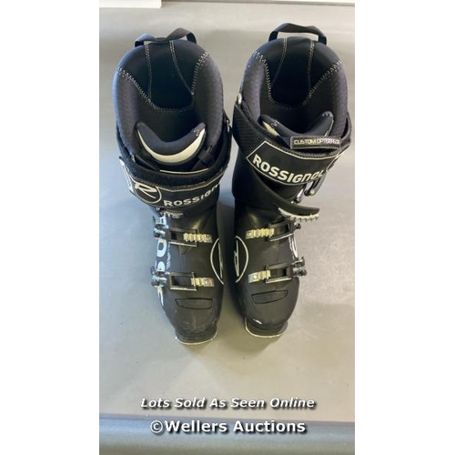 9527 - PAIR OF ROSSIGNOL PRO 100 SKI BOOTS SIZE 28.5