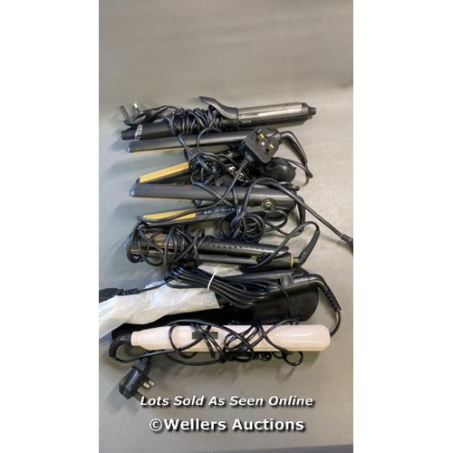 9559 - X5 HAIR STRAIGHTENERS INCL. GHD AND REMINGTON AND X1 GHD CURL TONG