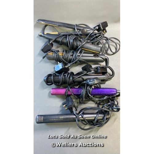 9560 - X5 GHD HAIR STRAIGHTENERS AND X1 JOSE EBER HAIR STRAIGHTENER