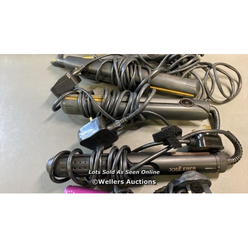 9560 - X5 GHD HAIR STRAIGHTENERS AND X1 JOSE EBER HAIR STRAIGHTENER