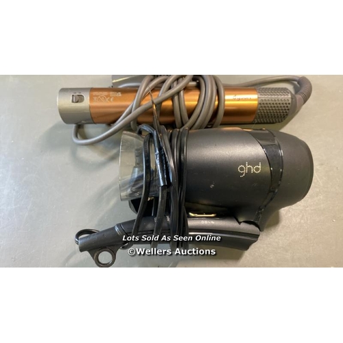 9561 - X1 DYSON HAIR DRYER HS05 AND X1 GHD HAIR DRYER