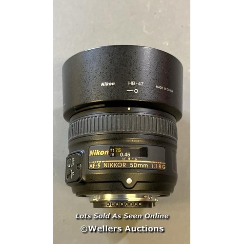 9605 - NIKON 50MM 1:81.8G CAMERA LENS