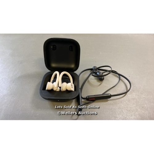 9626 - X1 APPLE BEATS POWERBEATS PRO EARBUDS MODEL A2078 AND X1 APPLE BEATS FLEX WIRELESS EARPHONES MODEL A... 