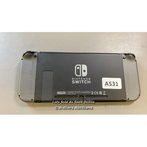 9702 - NINTENDO SWITCH / HAC-001,/ SN: XKJ70079178535 / RESTORED TO FACTORY DEFAULTS