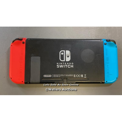 9704 - NINTENDO SWITCH / HAC-001/ SN: XAJ40084508405 / RESTORED TO FACTORY DEFAULTS