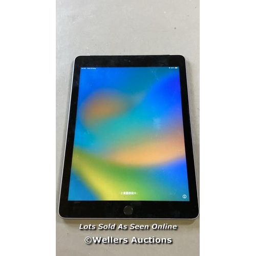 9718 - APPLE IPAD / 5TH GEN / A1823 / 32GB / SERIAL: GCGVRB6MHLJJ / I-CLOUD ACTIVATION UNLOCKED / RESTORED ... 