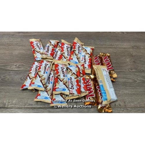 2072 - QUANTITY OF KINDER BUENO & TWIXS