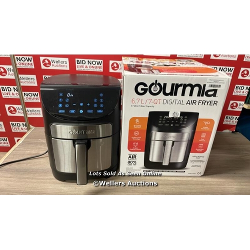 2232 - GOURMIA 6.7L DIGITIAL AIR FRYER / POWERS UP / SIGNS OF USE / W1