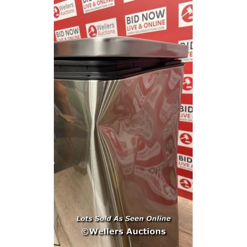 2269 - EKO STAINLESS STEEL 30L PEDAL BIN & 5.2L PEDAL BIN / A25