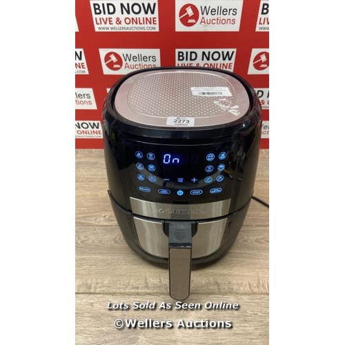 2273 - GOURMIA 6.7L DIGITIAL AIR FRYER / MINIMAL SIGNS OF USE / POWERS UP / B29