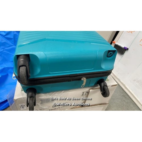 2282 - AMERICAN TOURISTER JET DRIVER 55CM CARRY ON HARDSIDE SPINNER CASE / SIGNS OF USE / COMBINATION UNLOC... 