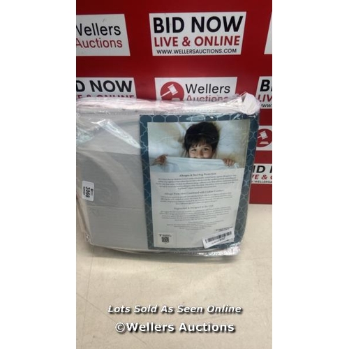 3068 - ALLERSOFT MATTRESS ENCASEMENT, COTTON, 12-INCH (DEPTH), KING (78X80) / APPEARS NEW / H13