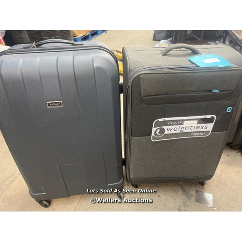 3824 - X2 PRE-OWNED SUITCASES INCL. ANTLER / G57