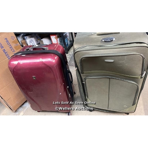 3825 - X2 PRE-OWNED SUITCASES INCL. IT AND ROCK / G27