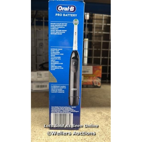 781 - 2X PACK ORAL B ELECTRIC TOOTH BRUSH