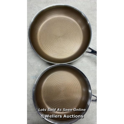 786 - MASTERPRO STAINLESS STEEL ALUMINIUM FRYING PANS