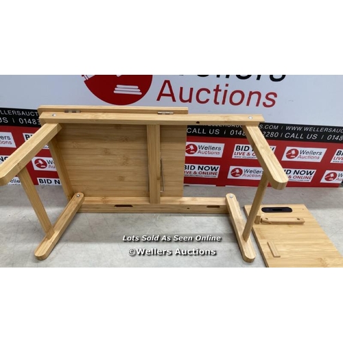 791 - WOODEN LAP TRAY WITH DRAWER