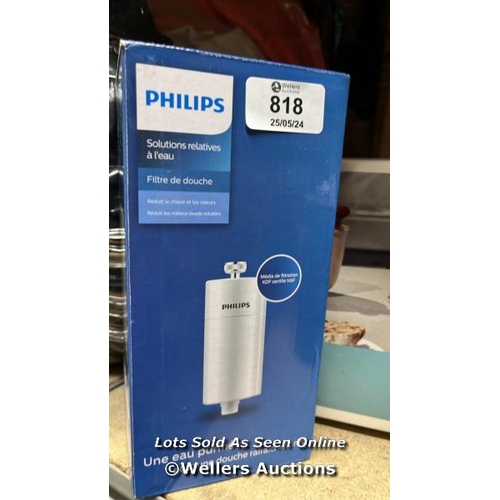 818 - PHILIPS WATER - IN-LINE SHOWER FILTER, REDUCES CHLORINE BY UP TO 99%, EASY TO INSTAL, FITS ALL STAND... 